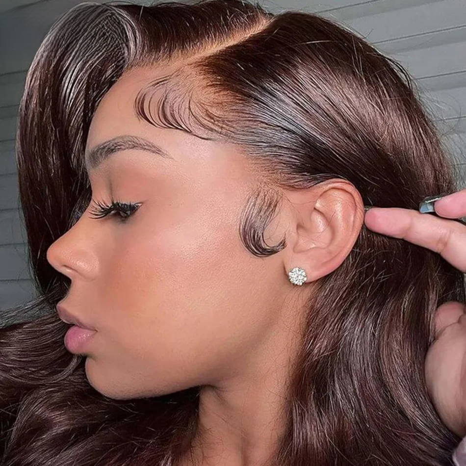 Chocolate Brown Lace Frontal Human Hair