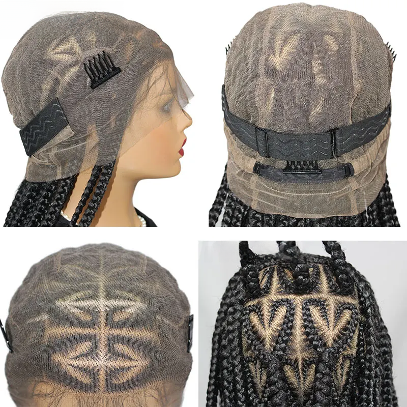 Jumbo Braided Heart Shaped Knotless Braids Wig