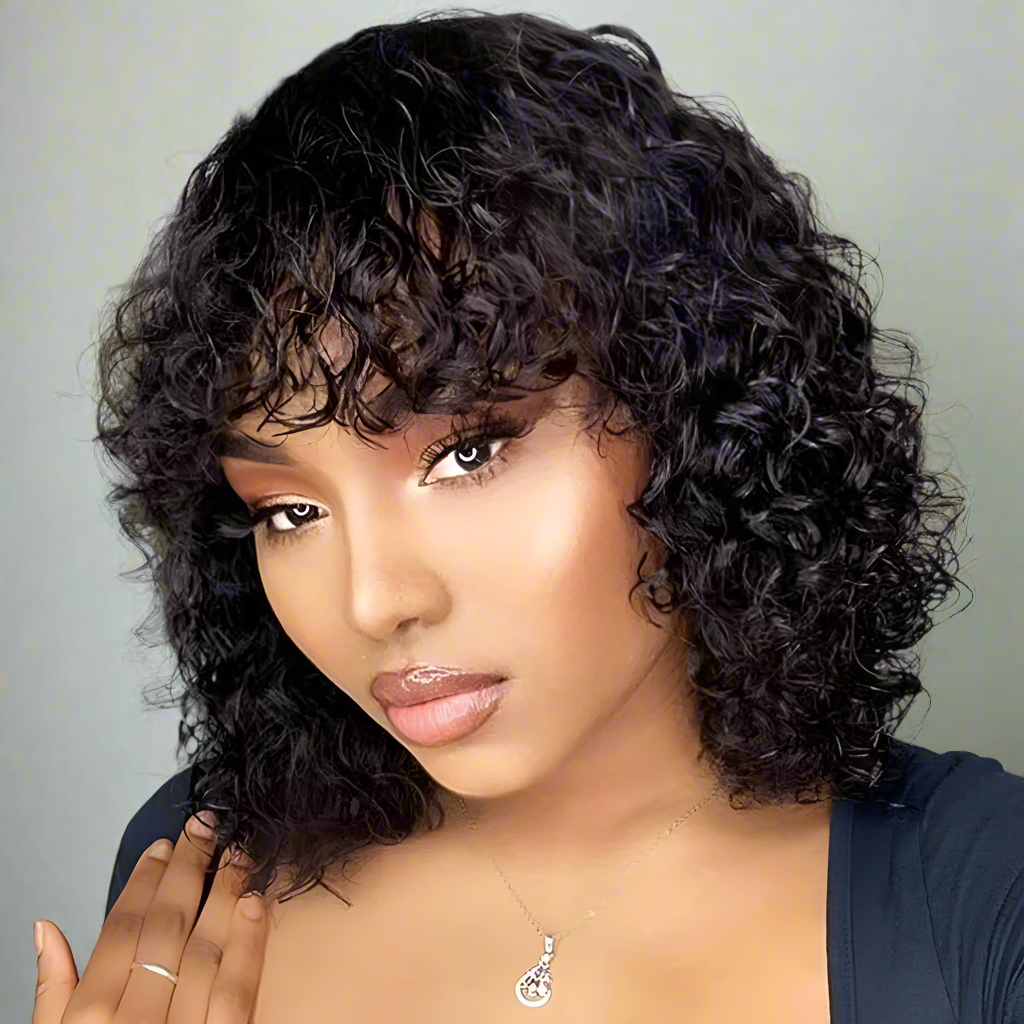 Curly Human Hair Wig