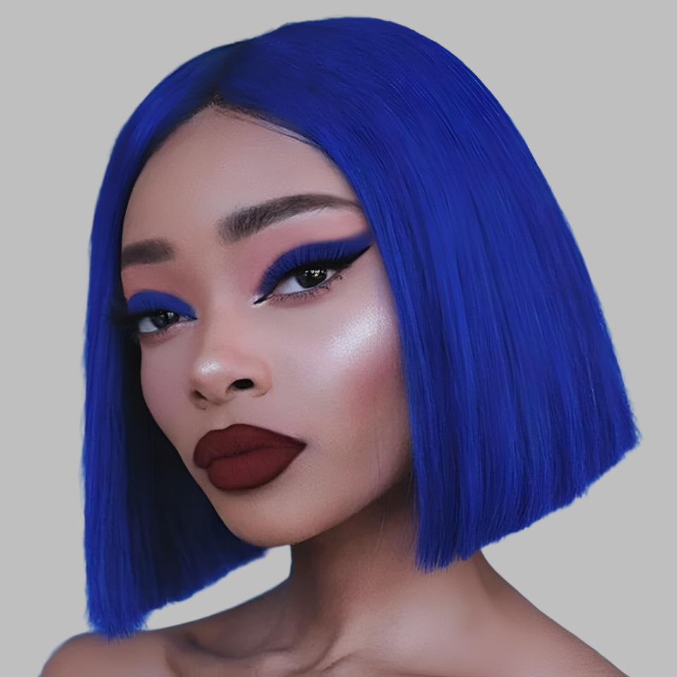 Straight Bob Lace Front Human Hair Wig