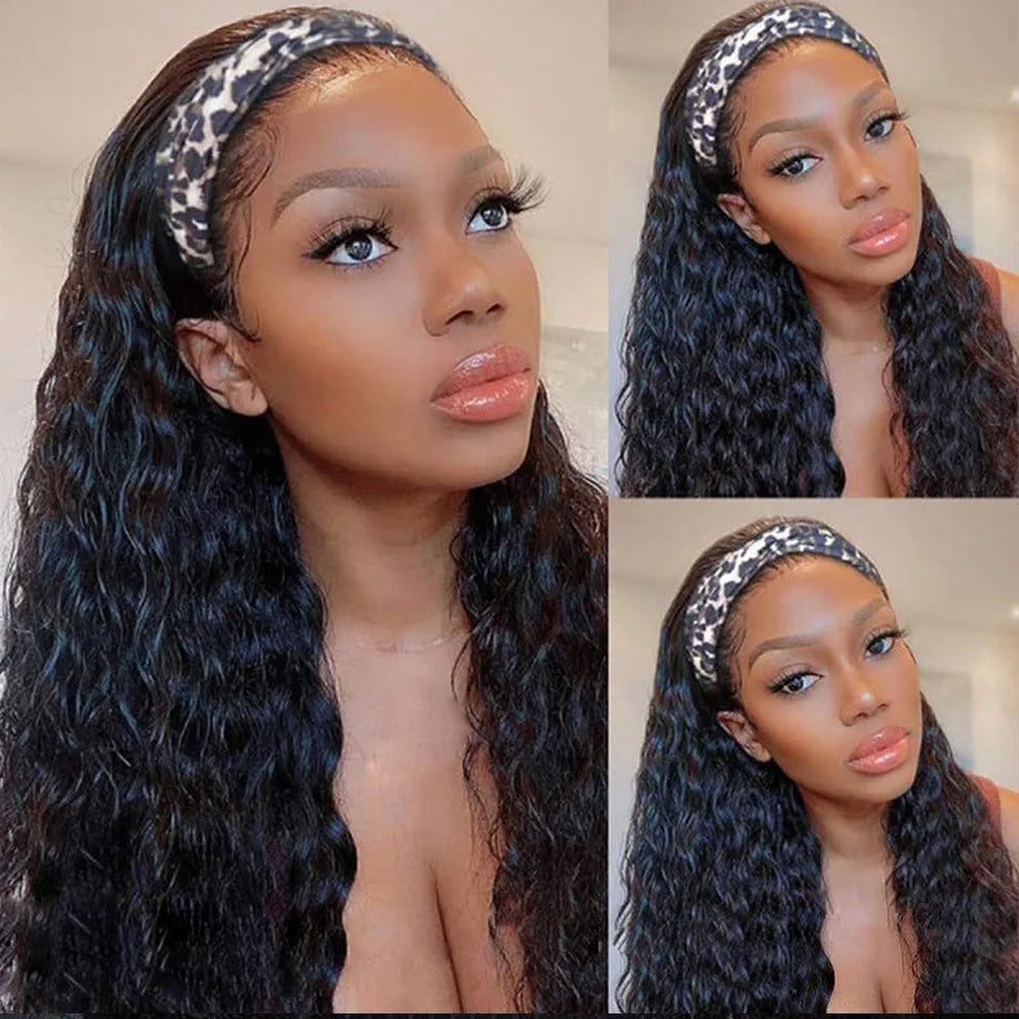 Deep Wave Headband Wig