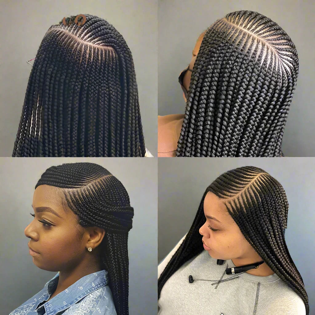 Synthetic Cornrow Braid Wig