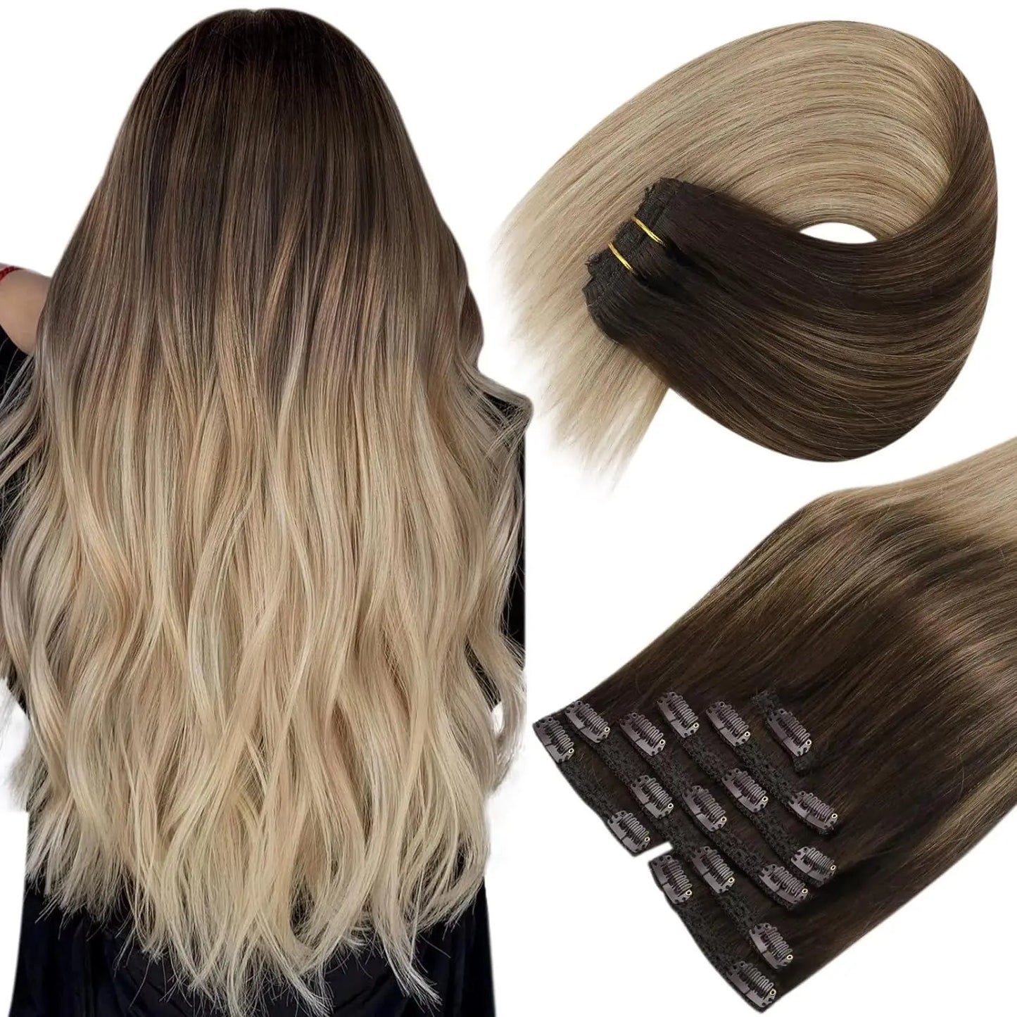 Clip in Human Hair Extensions