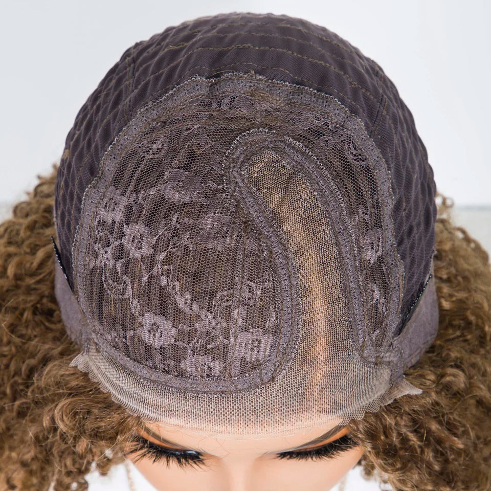 Kinky Curly Lace Human Hair Wig
