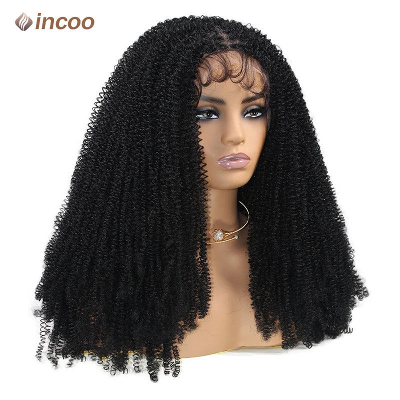 Full Lace Front Synthetic Braided Wigs