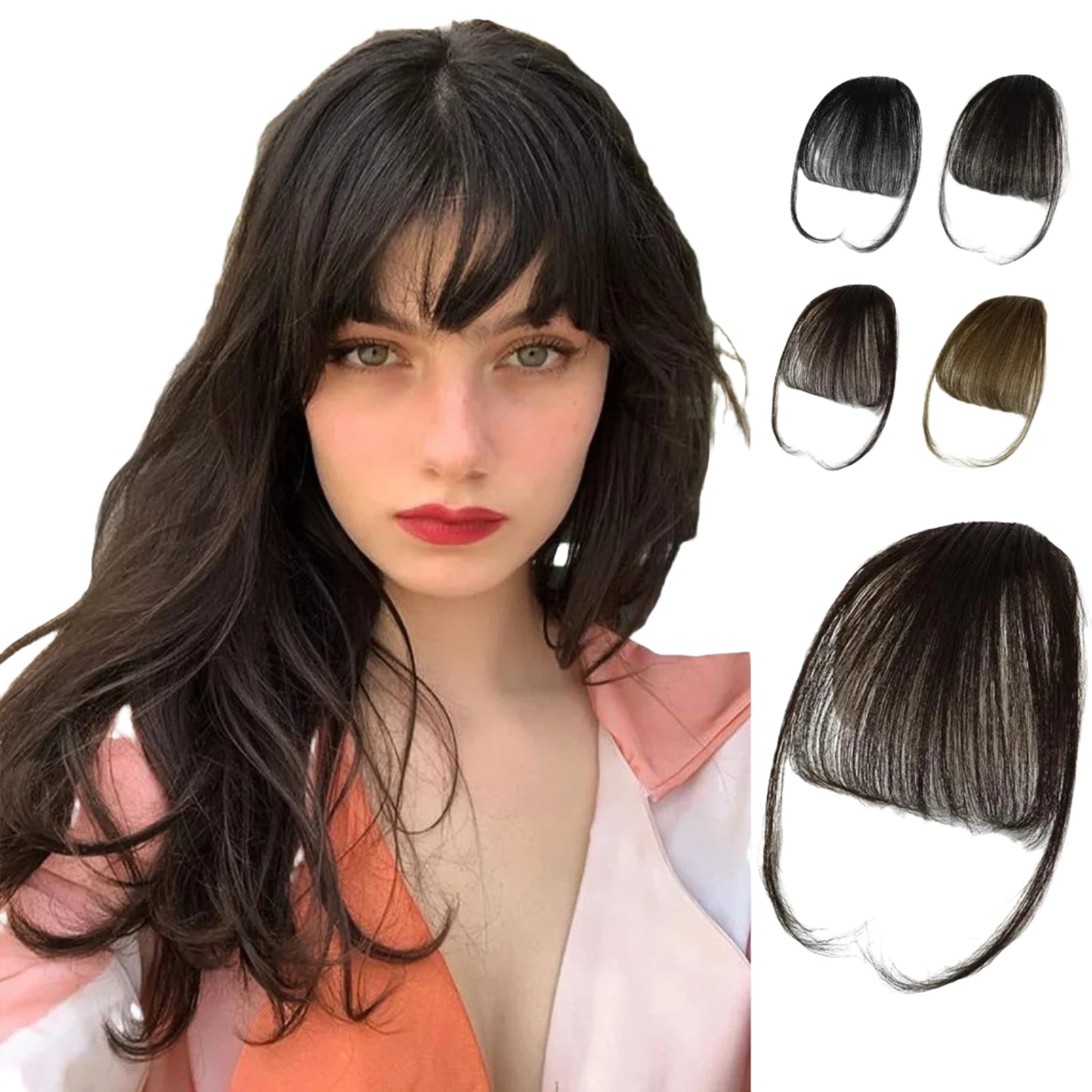 Bangs Hair Clip Wispy Bang Clip on Air Bangs