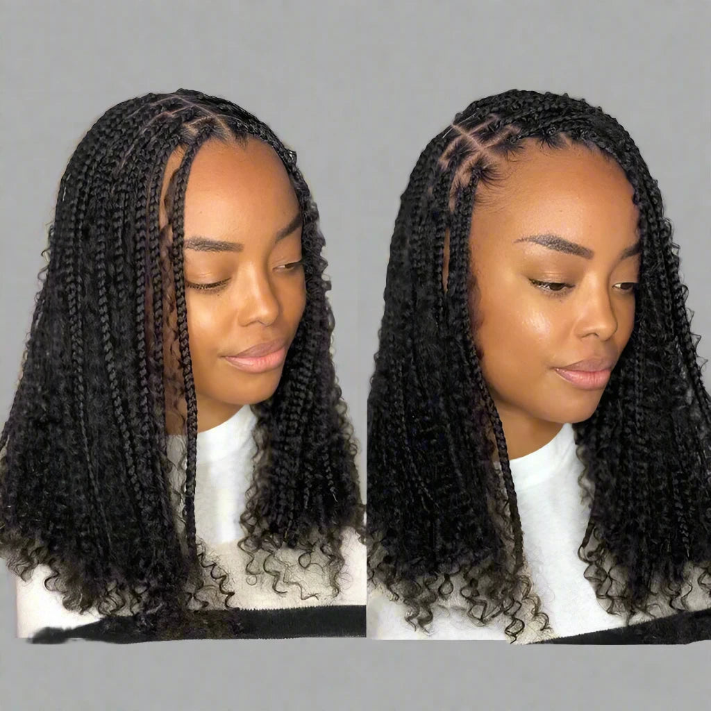 Braided Knotless Full Lace Frontal Wigs