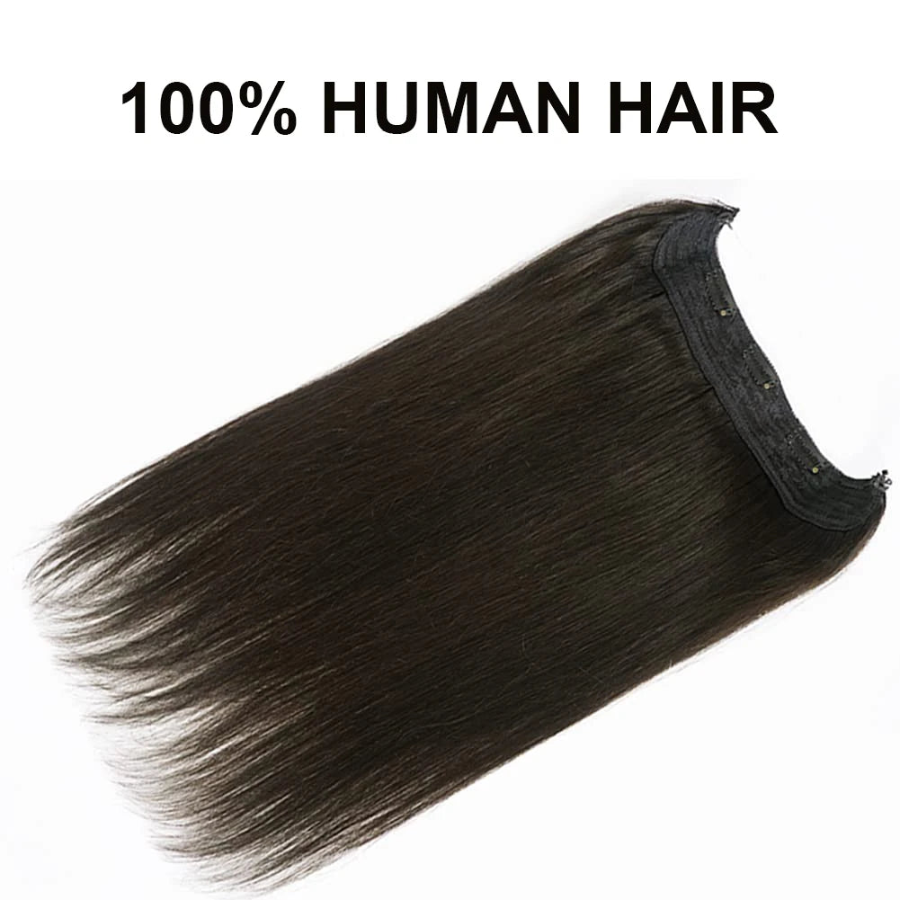 Real Human Hair Straight Fish Line