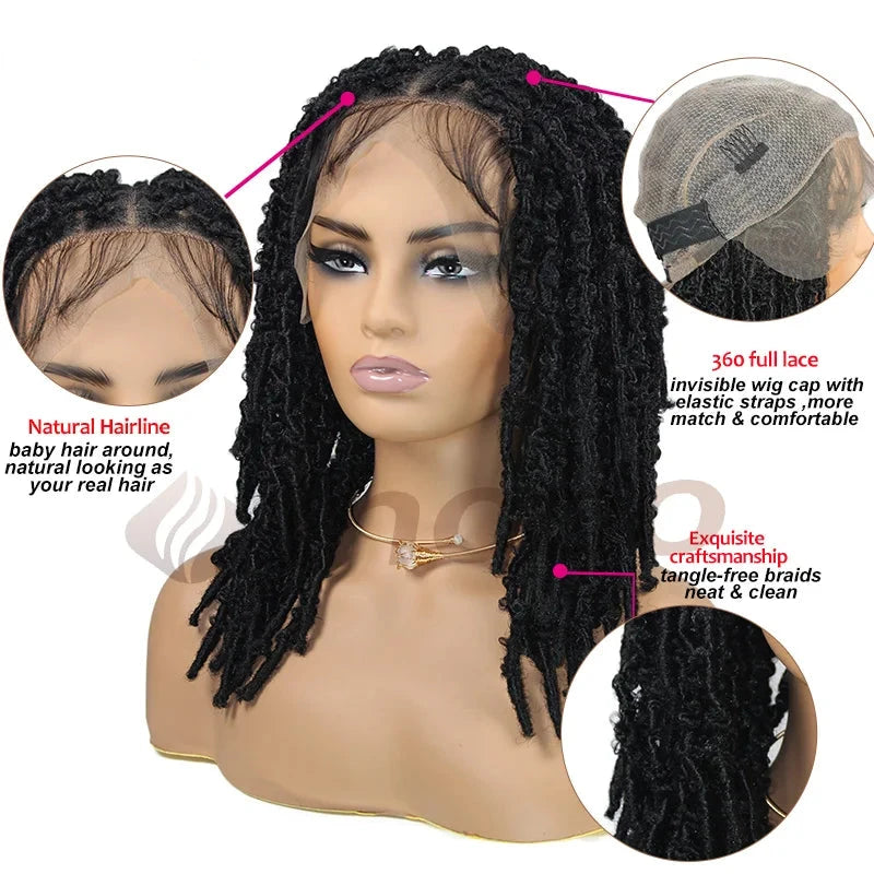 Synthetic Dreadlocks Braided wig