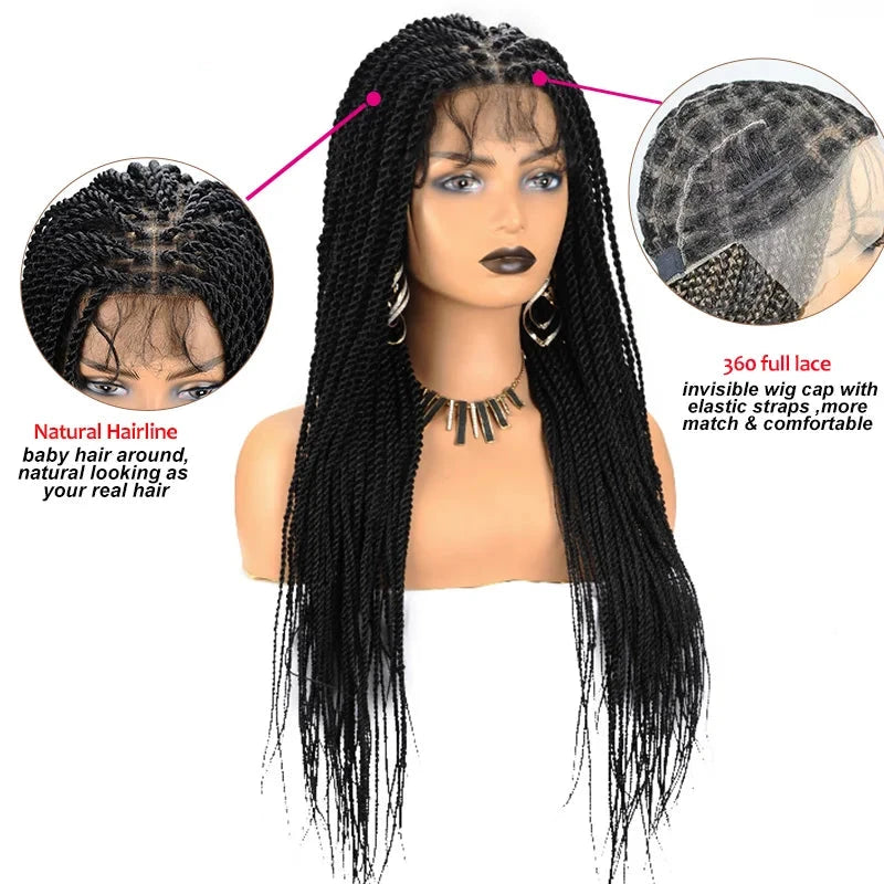 Senegalese Twist Braids Pre Plucked
