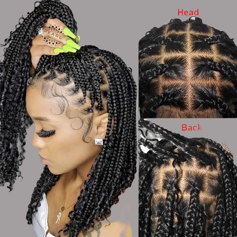 Bohemian Curly Braided Full Lace Front
