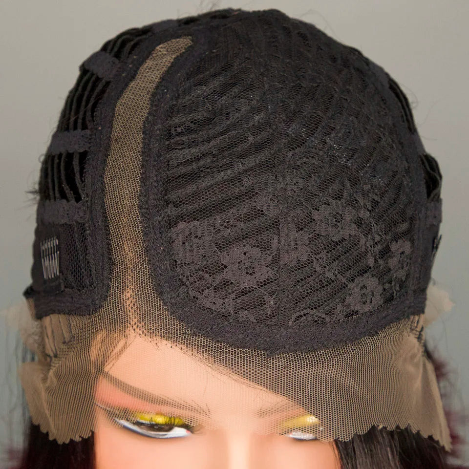 Side Part Lace Front Human Hair Wigs
