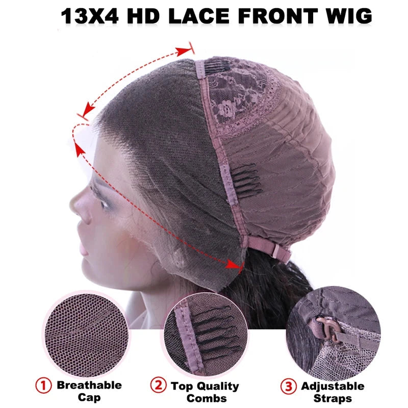 Real Invisible HD Lace Front Wig