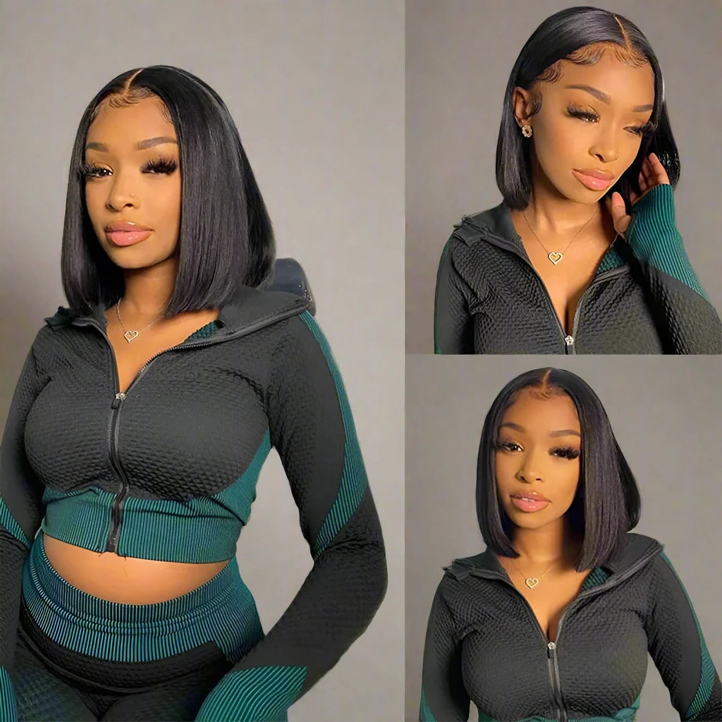 Straight Short Lace Front Wigs