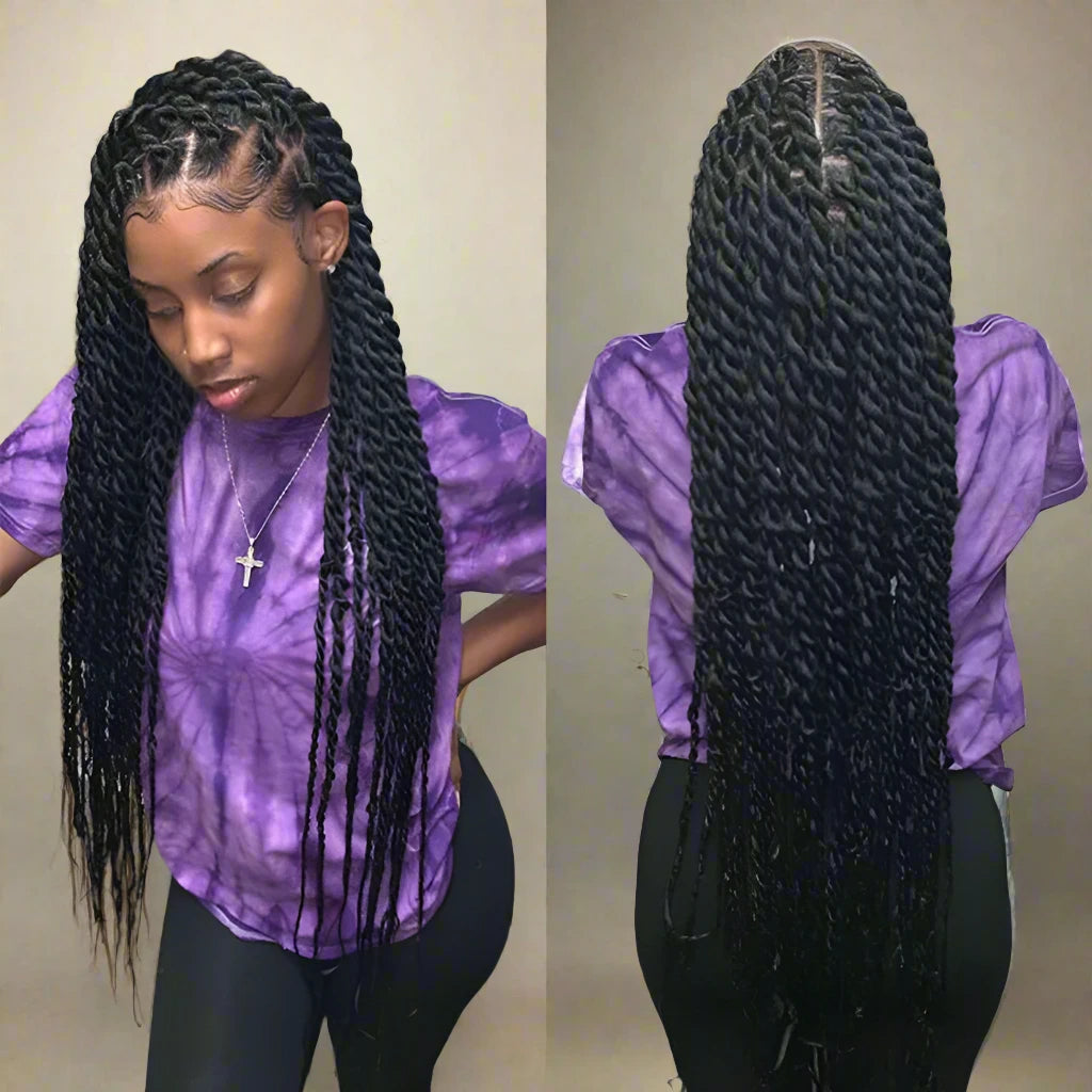 Senegalese Twist Braids Pre Plucked
