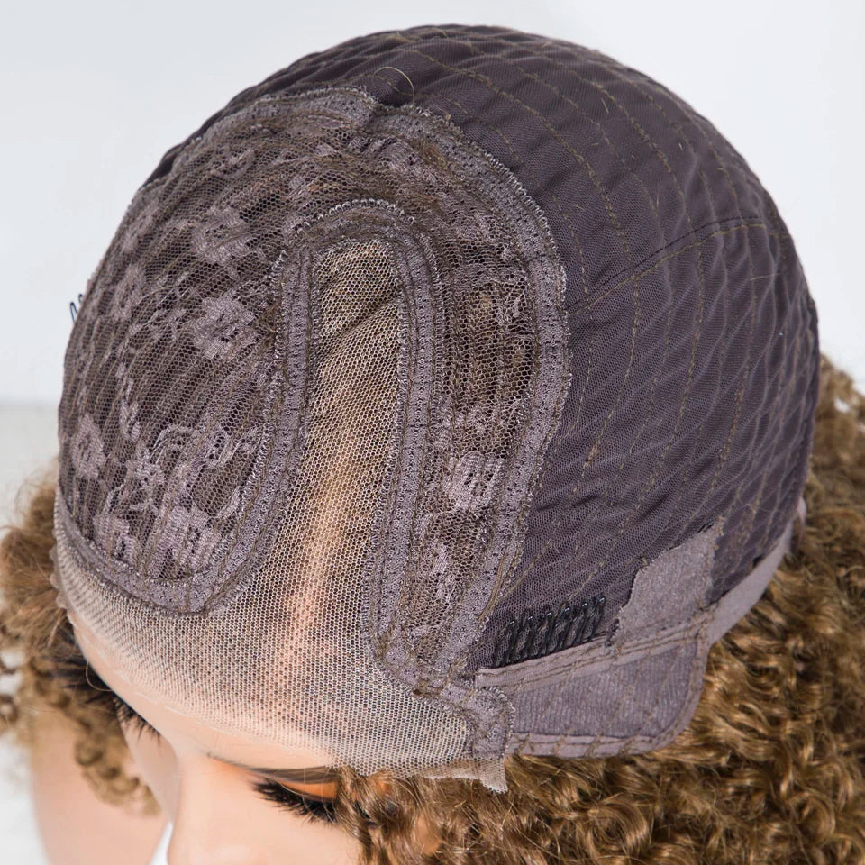 Kinky Curly Lace Human Hair Wig