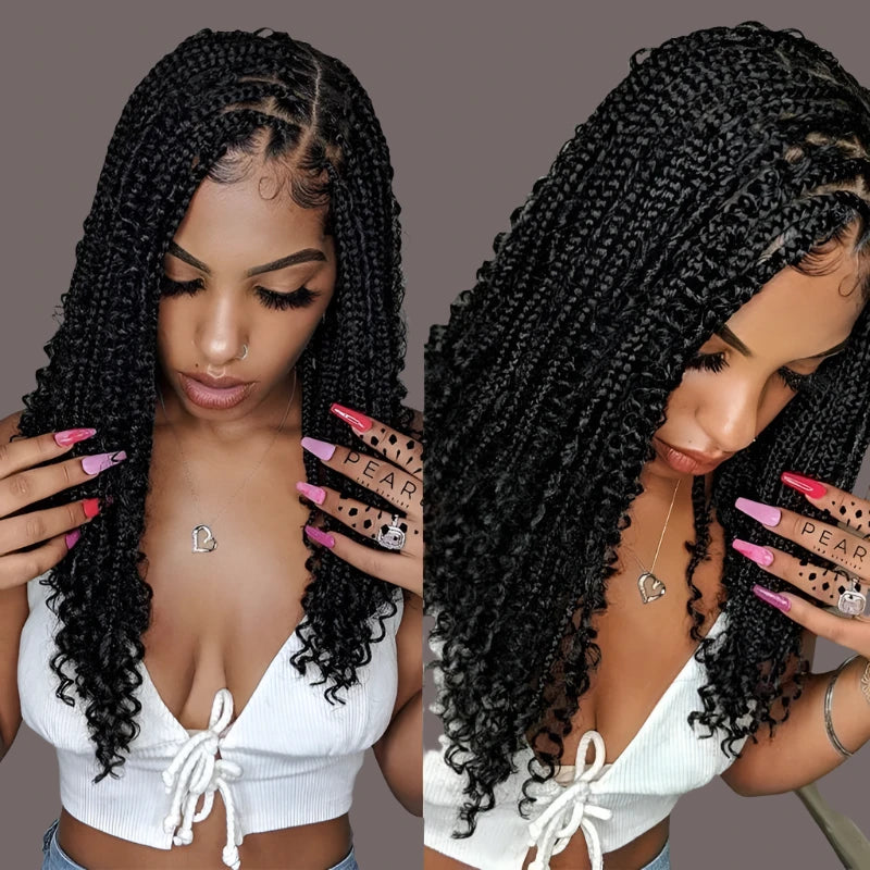 Bohemian Curly Braided Full Lace Front