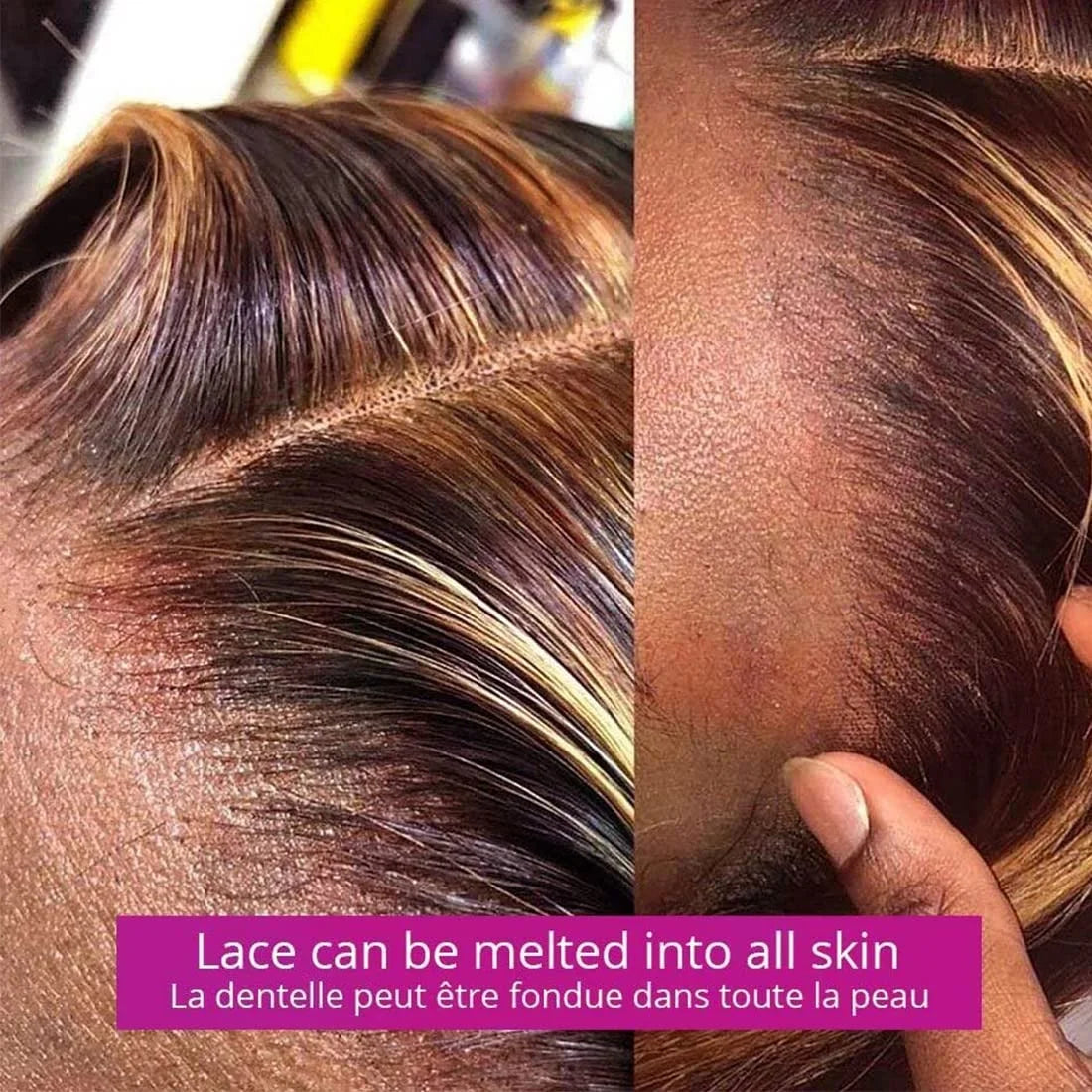 Lace Frontal Human Hair Honey Blonde