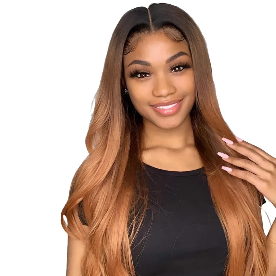 Bone Straight Lace Front Human Hair Wig