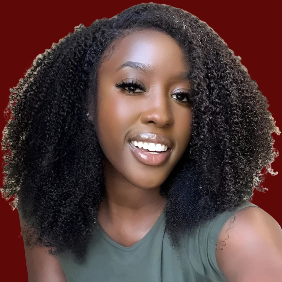 Afro Kinky Curly Bob Part Lace