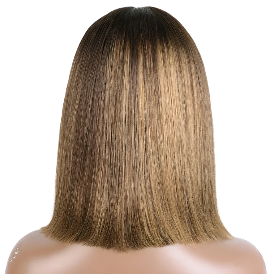 Highlight Brown lace Front Human Hair Wigs