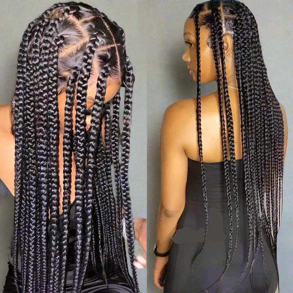 Synthetic Full Lace Braided Wigs