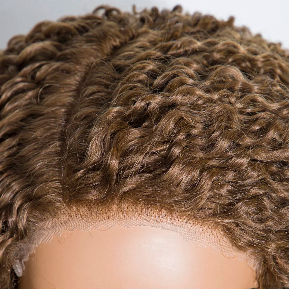 Kinky Curly Lace Human Hair Wig