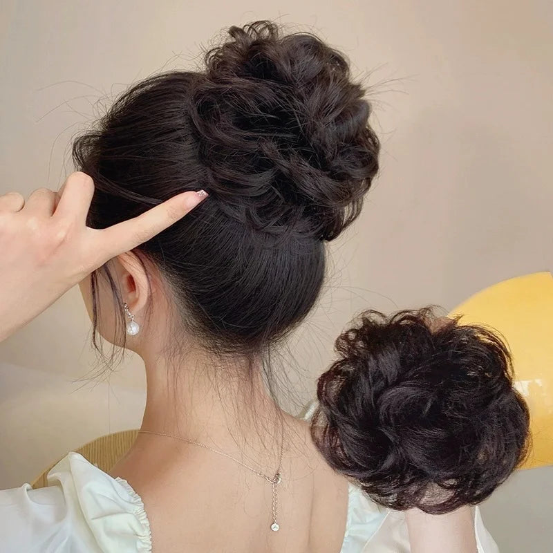 Large Synthetic Messy Bun