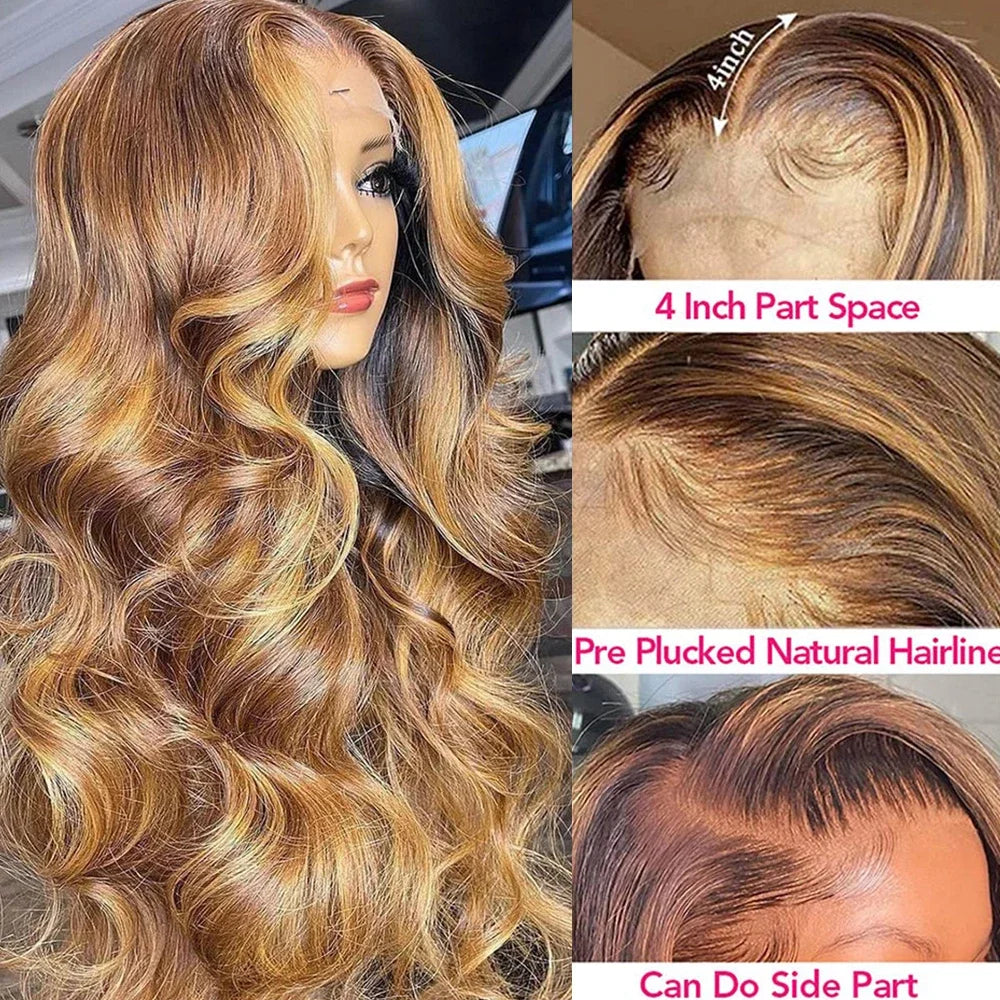 Lace Frontal Human Hair Honey Blonde