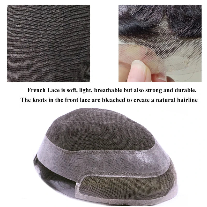 Toupee For Men Lace Frontal