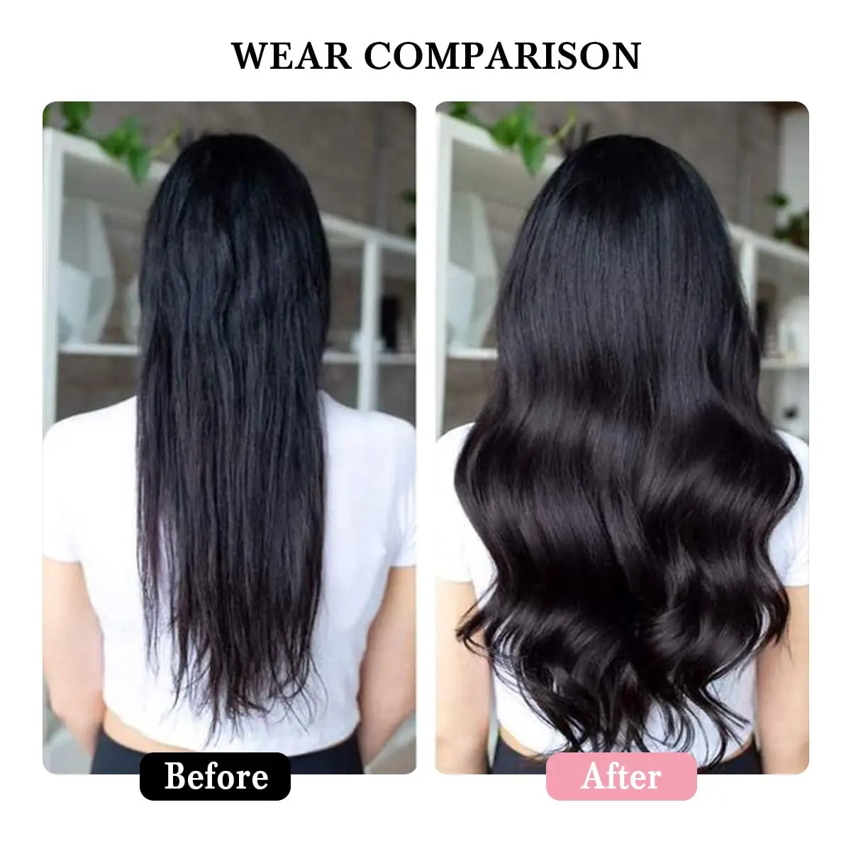 Real Human Hair Straight Fish Line