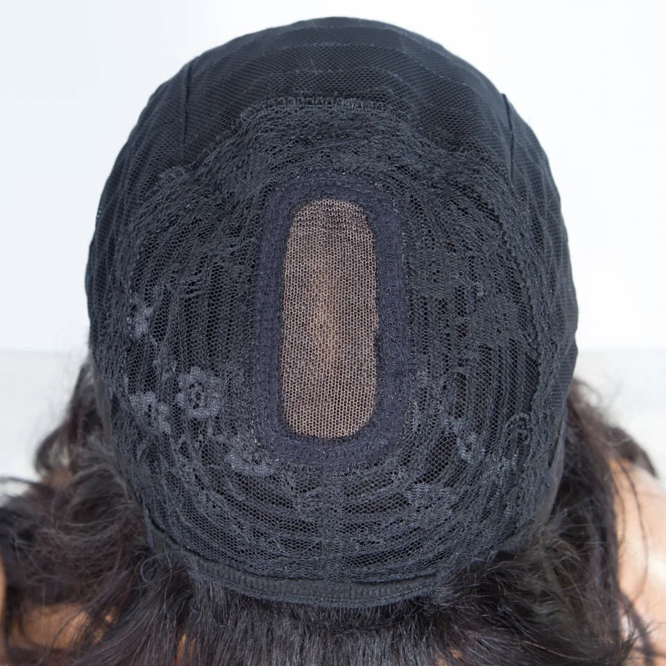 Body Wave Human Hair Lace With Bangs