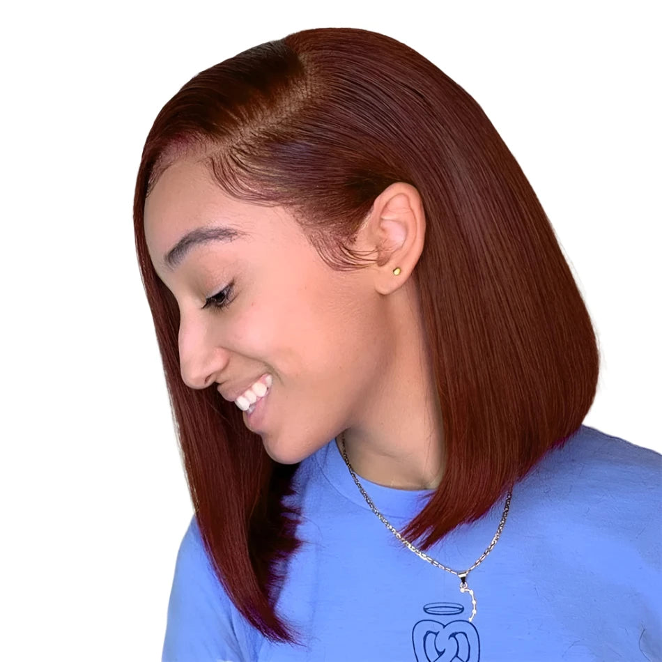 Brown Human Hair Lace Frontal Wig