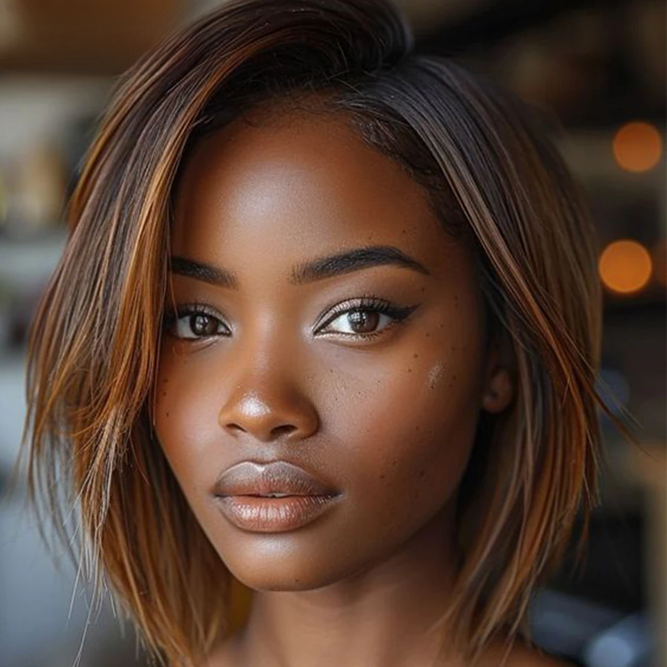 Side Part Lace Front Human Hair Wigs