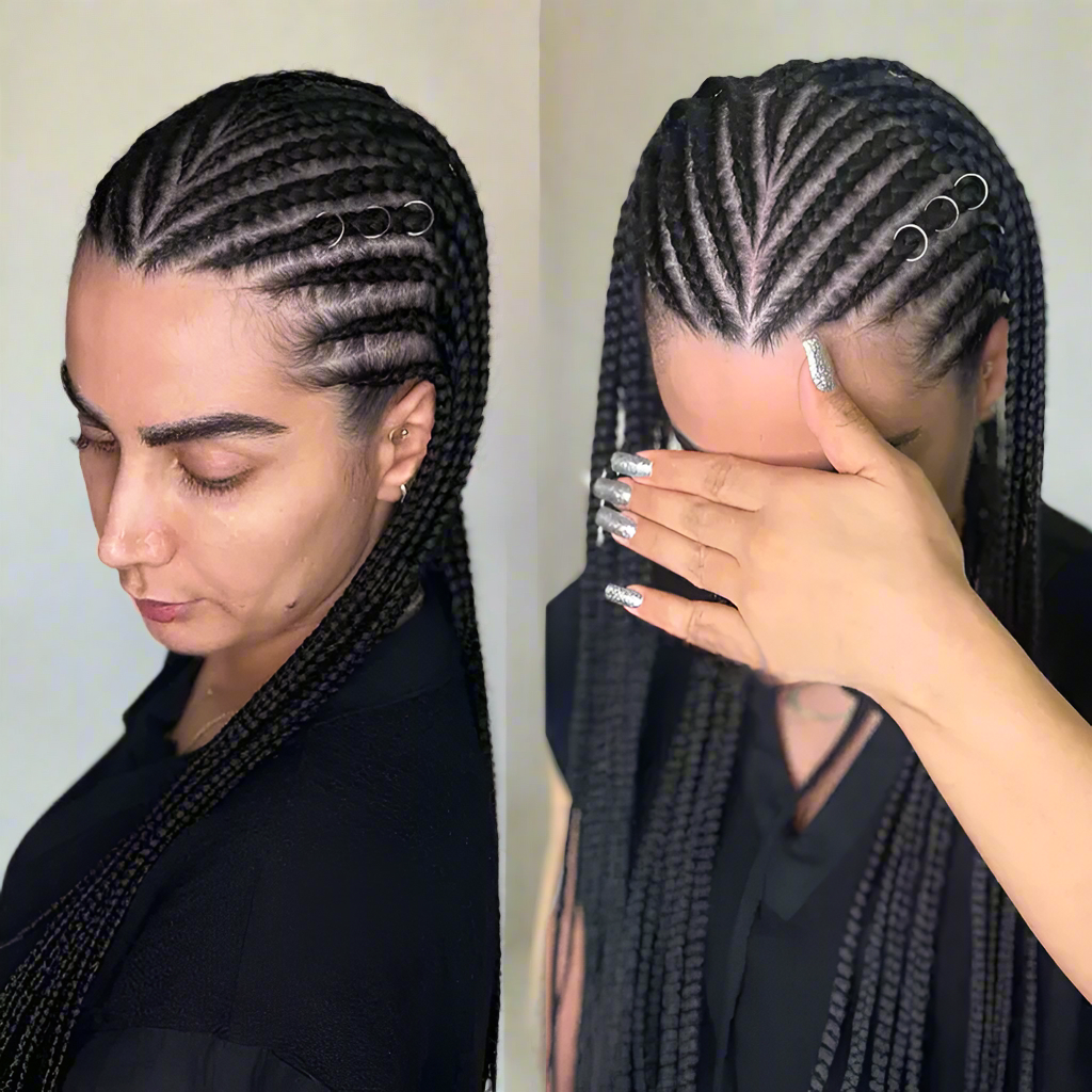 Jumbo Braided Full Lace Front Wig