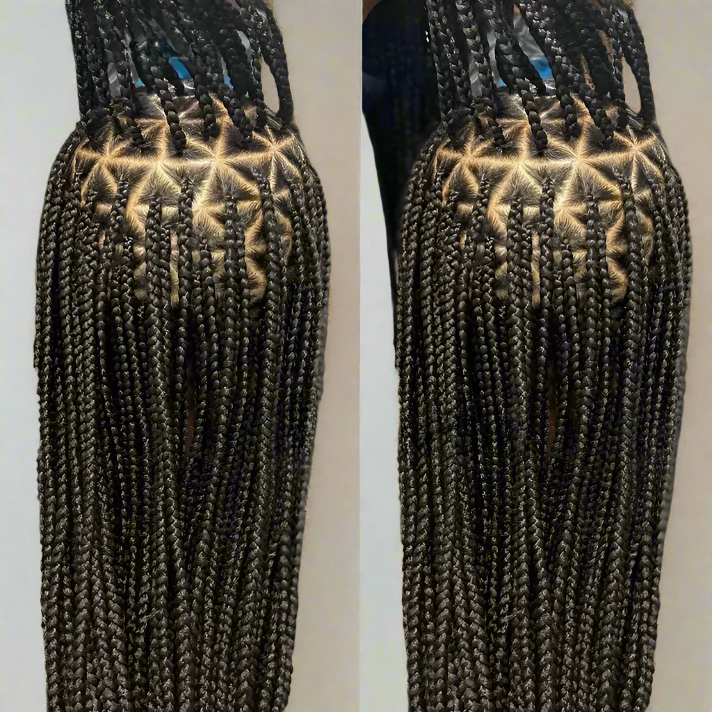 Braided 26 Inch Full Lace Braided Wigs