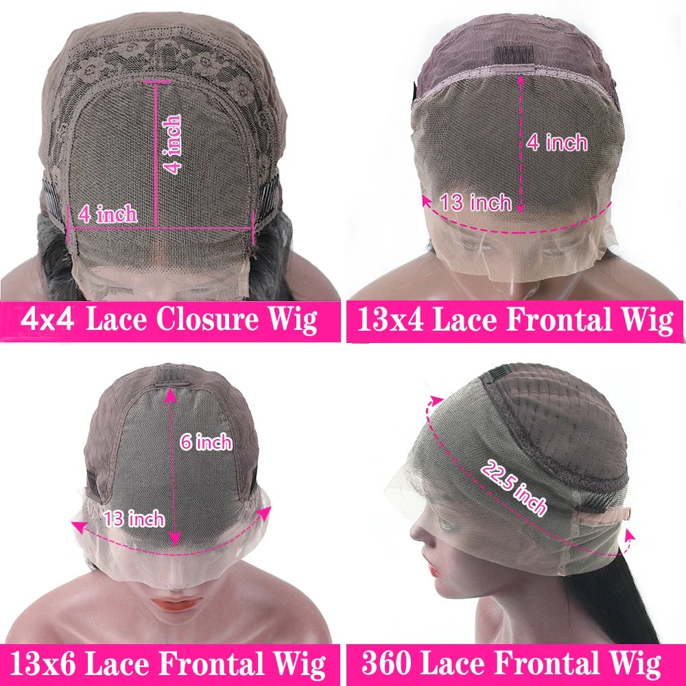 Water Wave Curly Lace Frontal Wig